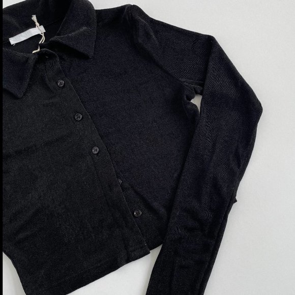 Unfayzd Apparel Hansen Crop Shirt in size 6 AND 8 - Picture 2 of 2